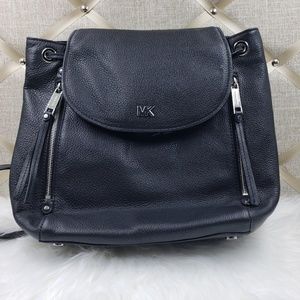 evie medium leather backpack